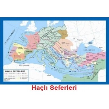 Tarih Haritası Haçlı Seferleri