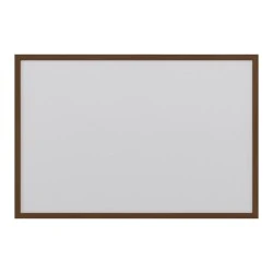 60x90cm MDF Çerçeveli Laminant Beyaz Yazı Tahtası