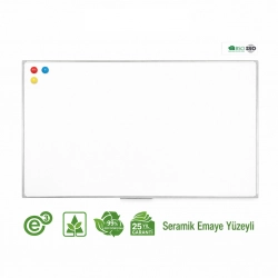 60x90 cm Seramik Çelik Beyaz Emaye Yazı Tahtası
